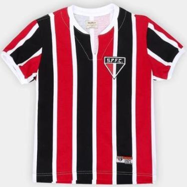 Imagem de Camisa São Paulo Retrô 1971 Infantil Juvenil Unissex-Unissex