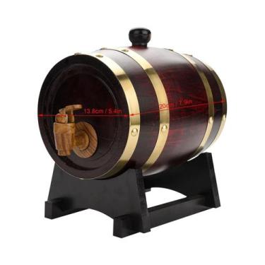 Imagem de Barril De Carvalho Vintage 10L 5L 3L 1.5L Para Cerveja, Uísque, Rum E 