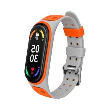 Imagem de Pulseira De Silicone Esportiva Para Xiaomi Mi Band 7 6 5 4 3, Substitu