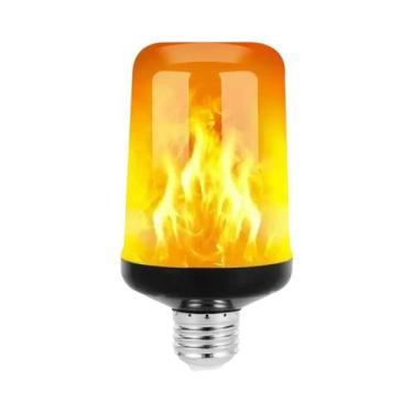 Imagem de Lâmpada LED Com Efeito De Chama Dinâmica E27 E14 12W, Lâmpada Criativa