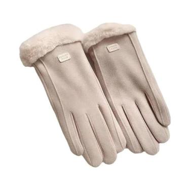 Imagem de Luvas Térmicas Femininas Para Ciclismo, Acessórios Quentes De Inverno 