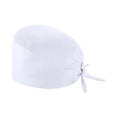 Imagem de Touca Cirúrgica Ajustável Unissex Em Cor Sólida Para Enfermeiros, Médi