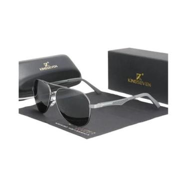 Imagem de Óculos De Sol Retro Polarizados UV400 Anti-reflexo Para Homens KINGSEV
