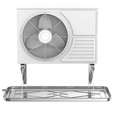 Imagem de Panela de drenagem CA portátil de aço inoxidável com mangueira de 3 m - Bandeja coletora de ar condicionado para unidades externas e janelas, coletor de água condensada eficiente, durável e fácil de