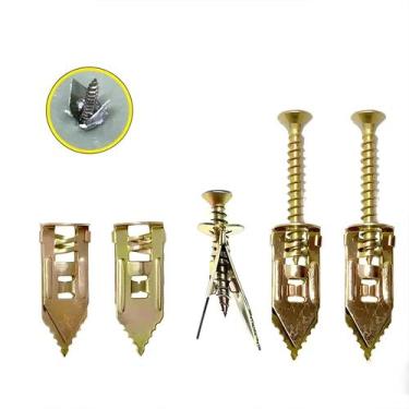 Imagem de Kit De Fixação DIY Com Parafusos E Buchas Expansíveis Para Drywall De 