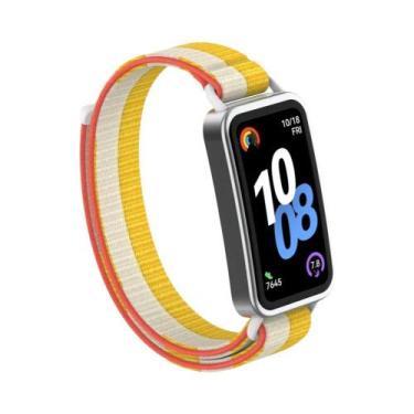 Imagem de Pulseira De tiras autocolantes De Nylon Respirável Para Huawei Band 10