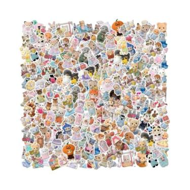 Imagem de Adesivos Kawaii Calico Critters 100-200 Peças, Decalques Estéticos Par
