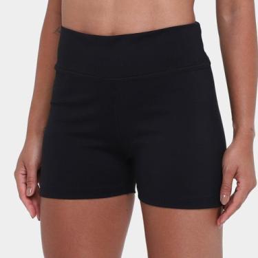Imagem de Short Fila Flat Life Feminino, Preto, Vermelho, GG