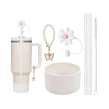 Imagem de Conjunto De Acessórios Reutilizáveis Para Copos Stanley 6 Peças: Prote