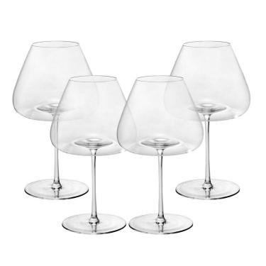 Imagem de Jogo 4 Taça De Vinho De Cristal Ecológico Wolff Audax Veritas 960ml