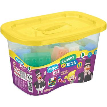 Imagem de Blocos de Montar 43 Peças Monte Líbano Mundo Bita 0100