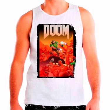 Imagem de Camiseta doom jogos games camisa masculina lançamento 01 - DESIGN CAMI