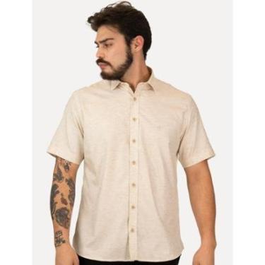 Imagem de Camisa Dudalina Masculina Comfort Superfine Cotton Areia Mescla-Masculino