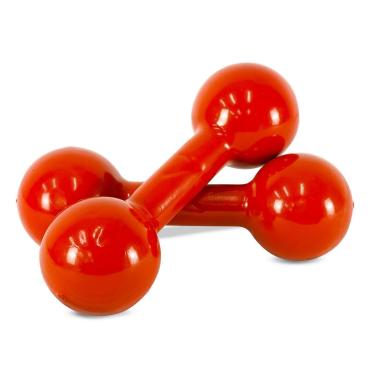 Imagem de Par Halter Peso Academia Musculação Emborrachado 7kg Consport-Unissex