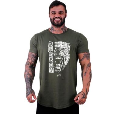 Imagem de Camiseta Longline MXD Conceito Pitbull Bad Boy Masculina-Masculino
