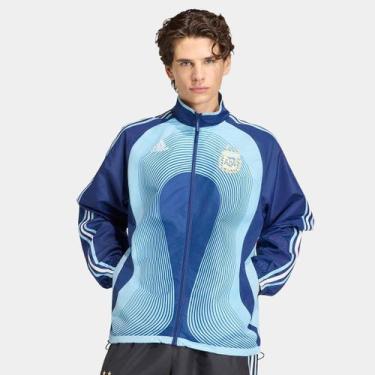Imagem de Jaqueta Seleção Argentina Retro 2006 Adidas Masculina, Azul, GG
