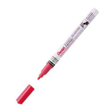 Imagem de Marcador Permanente Pentel Paint Marker Ponta Fina 2.9mm, Red (Vermelh