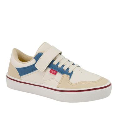 Imagem de TENIS INFANTIL KLIN FREESTYLE OFF WHITE/OFF WHITE NEW/AZUL-Masculino