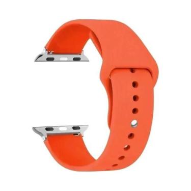 Imagem de Pulseira De Silicone Para Apple Watch Série 7 6 5 4 3 SE 8 Ultra 38mm 