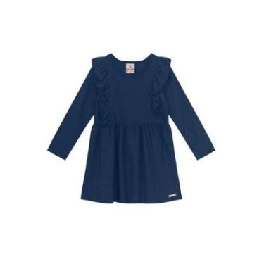 Imagem de Vestido infantil menina com babados Brandili-Feminino