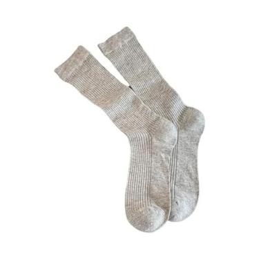 Imagem de Meias Femininas De Cano Médio a Curto, 4 a 8 Pares, Cor Sólida, Estilo