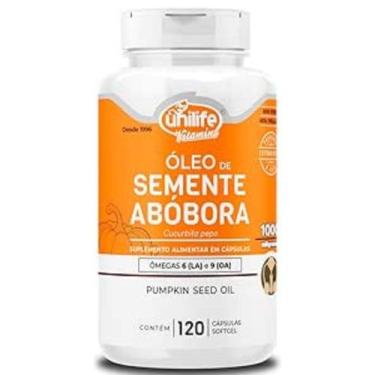 Imagem de Óleo de Semente de Abóbora Unilife 120 Cápsulas