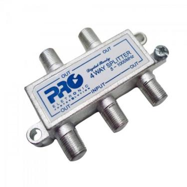 Imagem de Divisor Antena VHF/UHF/CATV 1/4 PQDV-1024 Proleletronic