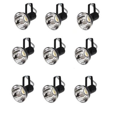 Imagem de Kit 9 Spot Trilho Perfilado Eletro calha Par20 Bulbo OL5