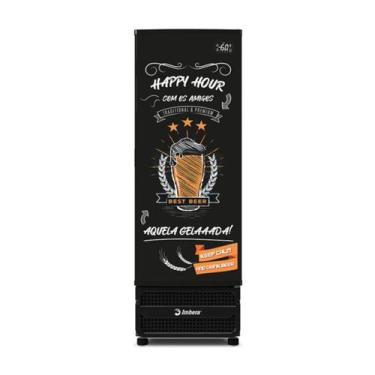 Imagem de Cervejeira Imbera 569 Litros Porta Cega Preta Happy Hour CCV355 220v, 