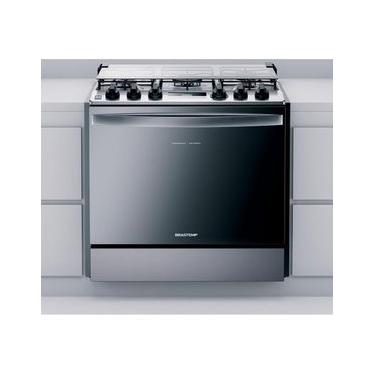 Imagem de Fogão 5 Bocas de Embutir Brastemp BYS5PCR  Inox Bivolt - Fogão 5 Bocas de Embutir Brastemp BYS5PCR Inox Bivolt