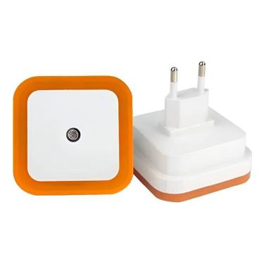 Imagem de Luz Led Noturna Sensor Iluminação Automática Emergência amarelo