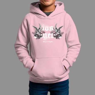 Imagem de Moletom Canguru Infanto Juvenil Algodão Casual Moda De Rua Inverno Blu