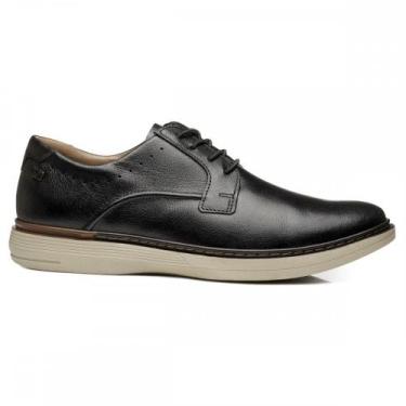 Imagem de Sapato Pegada 12760301 Oxford Cadarço Masculino, Preto, 40