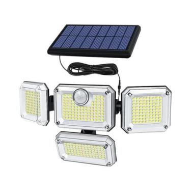 Imagem de Lâmpada Solar De Jardim 20W 122 333LED IP65 À Prova d'Água Com Cabeça 