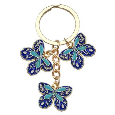 Imagem de Chaveiro com pingente Blue Butterfly Sweet Stylish