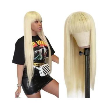 Imagem de Peruca Sintética Preta De 26 Polegadas Lisa Para Halloween, Cosplay E 