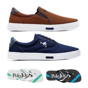 Imagem de Kit 1 Tênis Iate 1 Tênis e 2 Chinelos Polo Joy-Masculino