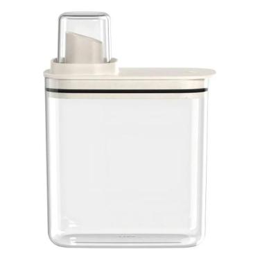 Imagem de Dispenser Detergente e Amaciante 1,5L Linha Flow - OU, Bege