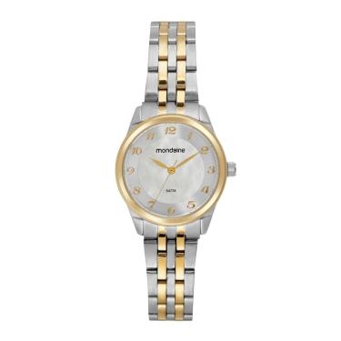 Imagem de Relógio MONDAINE KIT prata dourado feminino 32804LPMKBE3K1