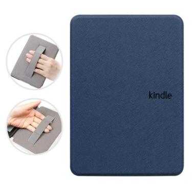 Imagem de Capa com alça interna para Kindle M2L3EK 6.8 - couro Cor da capa:Azul 