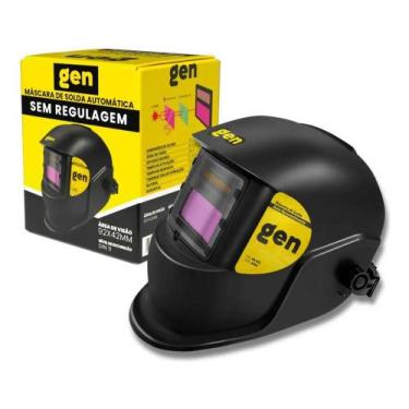 Imagem de Máscara de Solda Automática Gen Preto Liso Escurecimento Ráp - Congrat