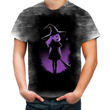 Imagem de Camiseta Desgaste Bruxa Halloween Púrpura Festa 13 - Kasubeck Store, I