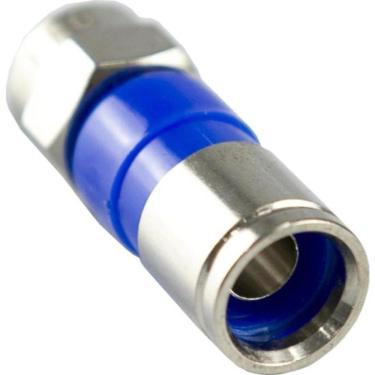 Imagem de Conector F de Compressão Proeletronic CNF-60012A para Cabo Coaxial RG6 em Instalações d...