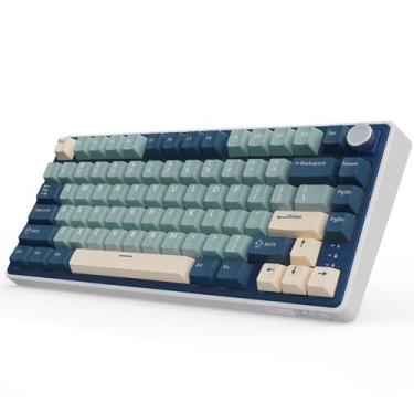 Imagem de Teclado mecânico sem fio RK ROYAL KLUDGE R75 Cream Switch