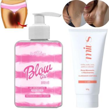 Imagem de Clareador Corporal Virilha Axila e Hidratante Blow Beijavel - Mivs