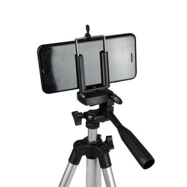 Imagem de Tripé de Celular e Câmera 1,0m com Suporte 3110 - TRIPOD