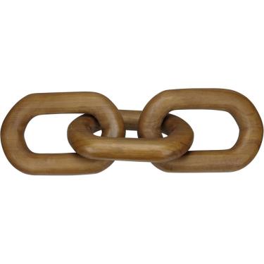 Imagem de ADORNO CORRENTE HOME&CO MADEIRA 5x67x20cm NATURAL