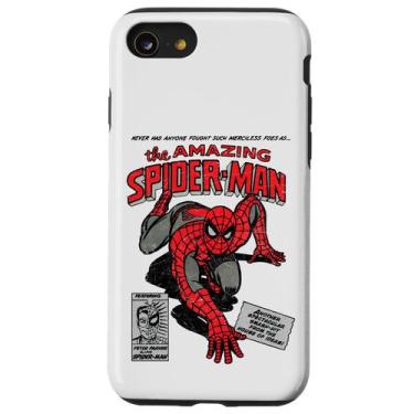 Imagem de Capa para iPhone SE 7/8 Marvel Homem-Aranha Quadrinhos Retrô