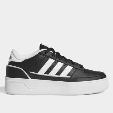 Imagem de Tênis Adidas Break Start Bold Feminino, Preto, Branco, 36