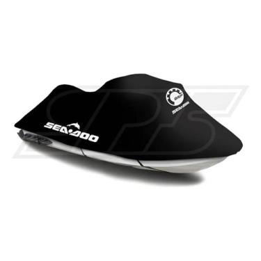 Imagem de Capa P/ Jet Ski Sea Doo Gtr / Gts / Gti / Wake 2014 - Lycra Preto - SP